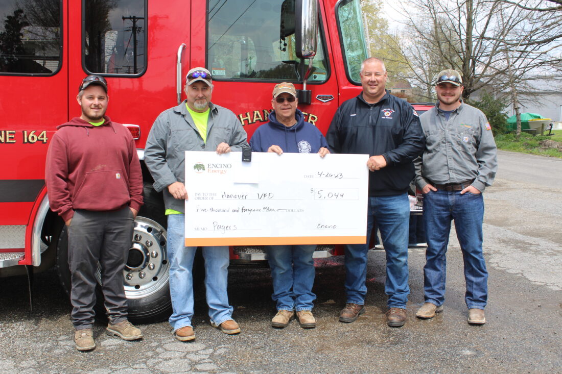 Hanover Township VFD receives donation for new pagers News, Sports